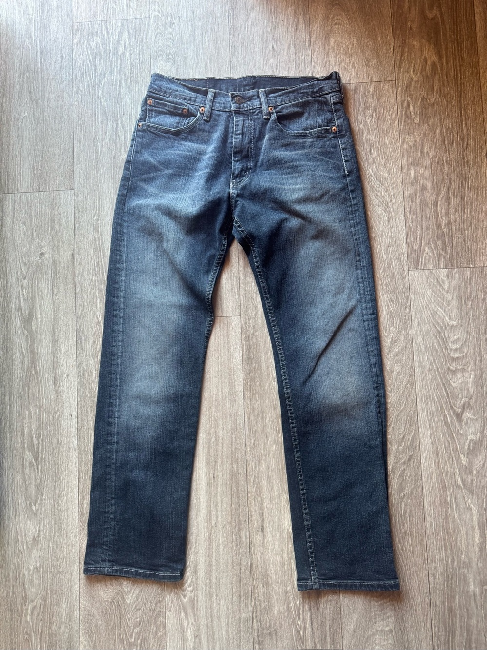 Levi’s 505 Men's Dark Blue Straight-Leg Jeans